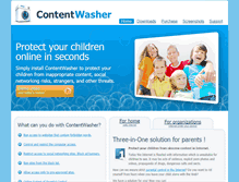 Tablet Screenshot of contentwasher.com